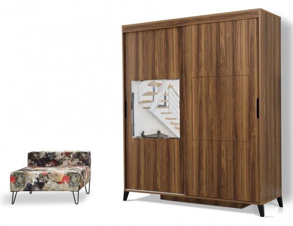 Ντουλάπα Pasific Home Fuga - 170 Ceviz Dolap