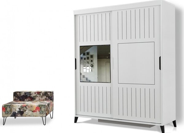 Ντουλάπα Pasific Home Fuga - 180 Parlak Beyaz Dolap