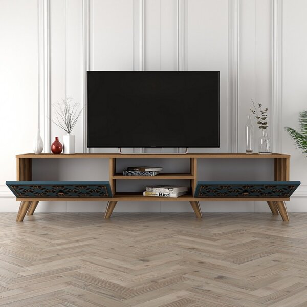 Έπιπλο TV Class-Walnut, Chalcedony