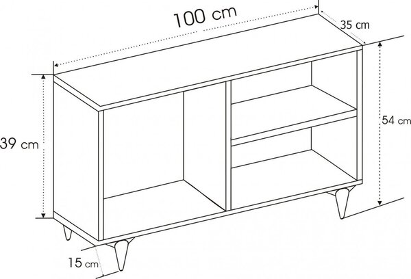 Έπιπλο TV Zisino-Pine