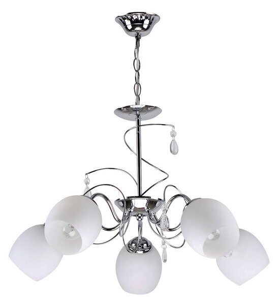 Φωτιστικό Οροφής Πολύφωτο Homelighting Ferrow 77-8084 Chrome