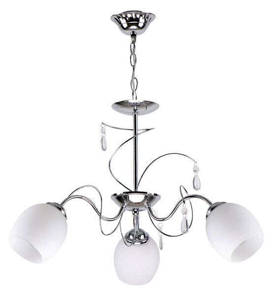 Φωτιστικό Οροφής Τρίφωτο Homelighting Ferrow 77-8083 Chrome