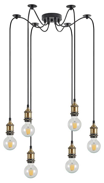 Φωτιστικό Οροφής Πολύφωτο Homelighting Magnum 77-8689 Bronze