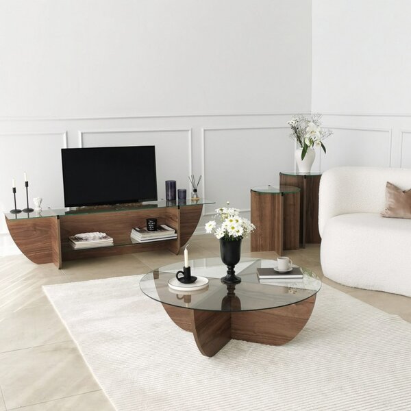 Έπιπλο TV Lily-Walnut