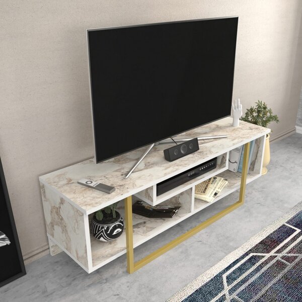 Έπιπλο TV Asal 120 - Ephesus, Gold