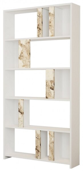 Βιβλιοθήκη Lima - Λευκό Marble