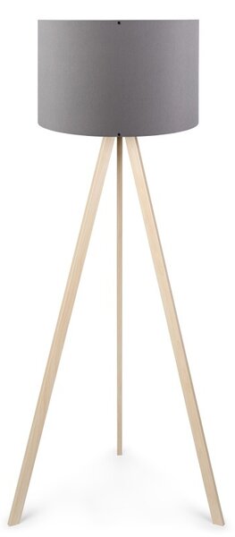 Φωτιστικό Δαπέδου PWL-1060, E27 Natural-γκρι, 38x140 cm