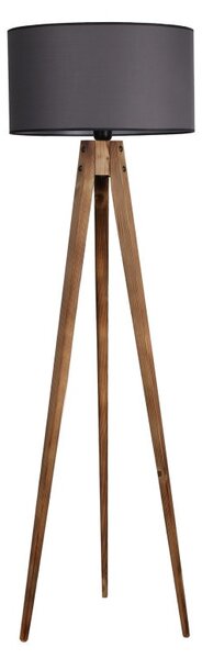 Φωτιστικό Δαπέδου Tripod Καφέ Γκρι