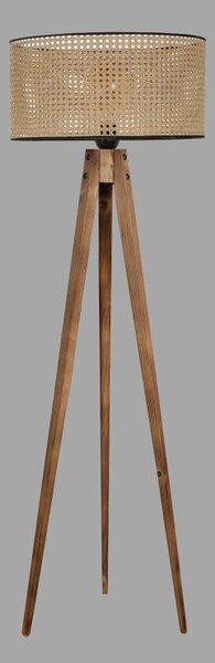 Φωτιστικό Δαπέδου Tripod Καφέ