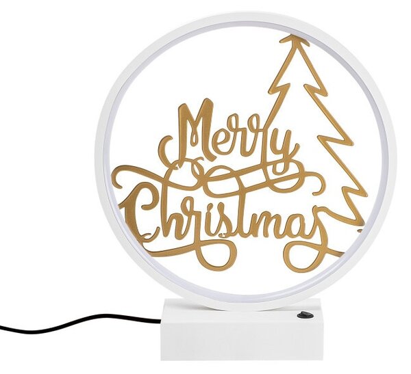 Επιτραπέζιο φωτιστικό XMAS10 Λευκό Χρυσό