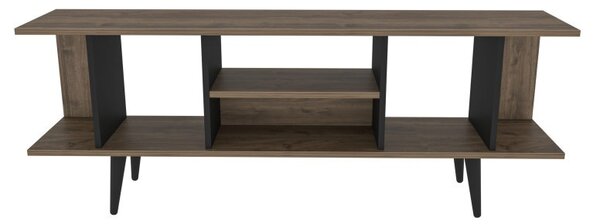 Έπιπλο TV Akya-Walnut, Μαύρο