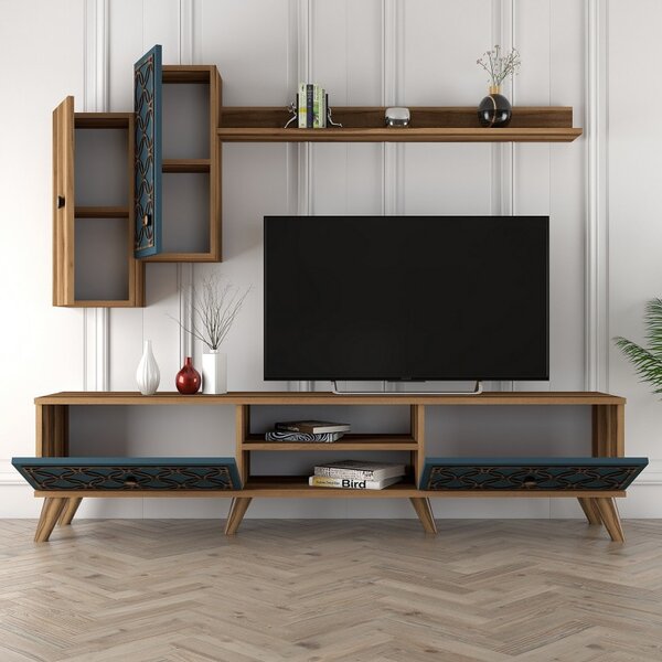 Έπιπλο TV Class S-Walnut, Chalcedony