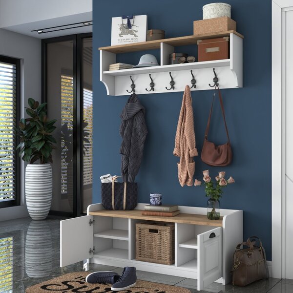 Κρεμάστρα Εισόδου P2 - 1636 - Walnut