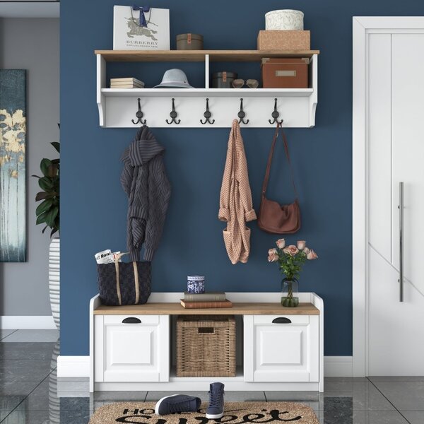 Κρεμάστρα Εισόδου P2 - 1636 - Walnut
