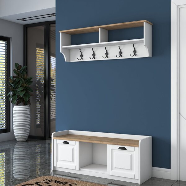 Κρεμάστρα Εισόδου P2 - 1636 - Walnut