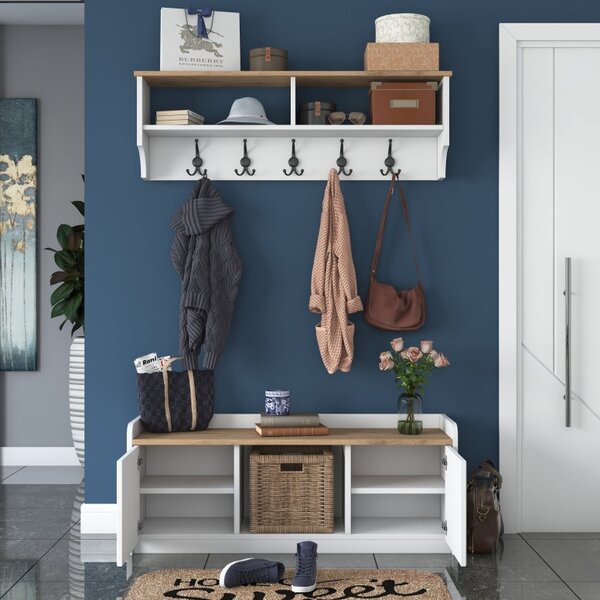 Κρεμάστρα Εισόδου P2 - 1636 - Walnut