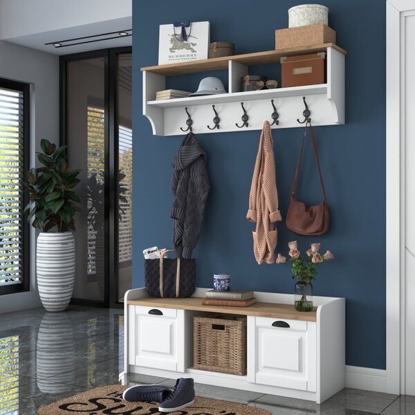 Κρεμάστρα Εισόδου P2 - 1636 - Walnut