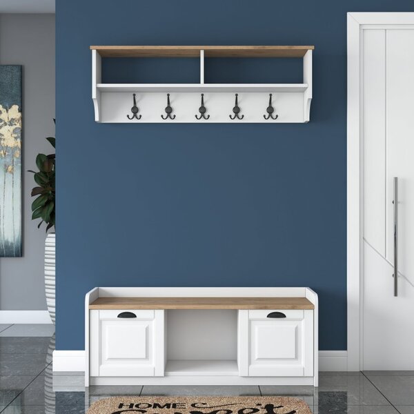 Κρεμάστρα Εισόδου P2 - 1636 - Walnut