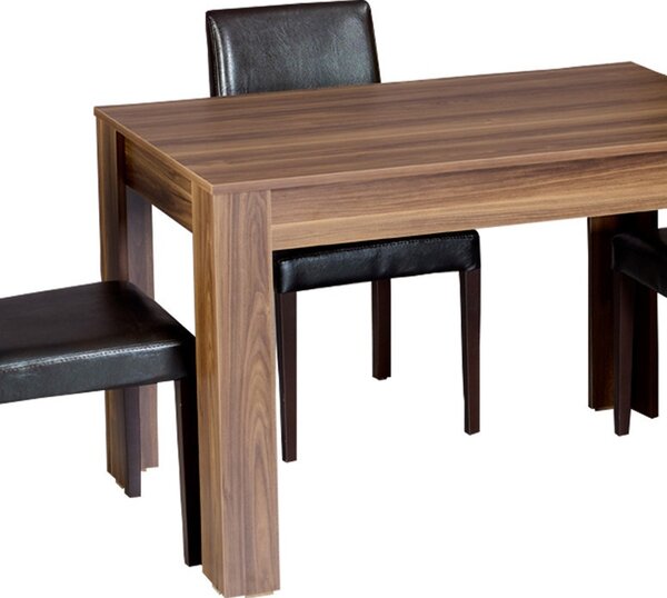 Τραπέζι τραπεζαρίας Single 120-Walnut