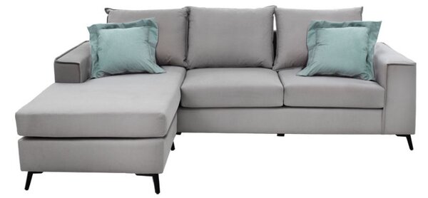 Γωνιακός Καναπές Pako Word Fabulos Γκρι 240 x 165 x 95 cm