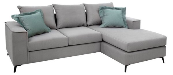 Γωνιακός Καναπές Pako Word Fabulos Γκρι 240 x 165 x 95 cm