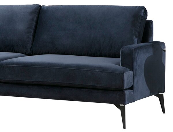 Γωνιακός Καναπές Papira Navy Blue