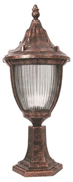 Φωτιστικό Τοίχου Τύπου Φανάρι BSU-68186-BKR-M1-K, Καφέ