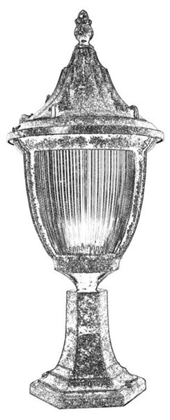 Φωτιστικό Τοίχου Τύπου Φανάρι BSU-68186-BKR-M1-K, Καφέ