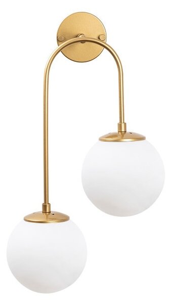 Φωτιστικό Τοίχου Jewel 10585, Γυαλιστερό Χρυσό