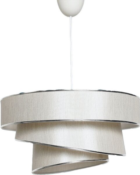 Φωτιστικό οροφής Couper - Beige, Silver Μπεζ/Ασημί