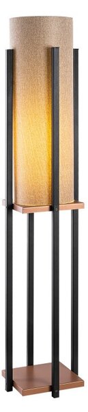 Φωτιστικό Δαπέδου 7128-Black, Copper Μαύρο Χάλκινο