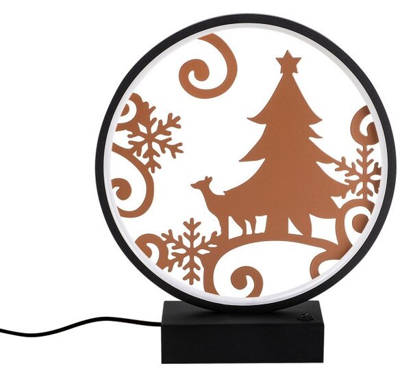 Επιτραπέζιο φωτιστικό XMAS3 Μαύρο Χάλκινο