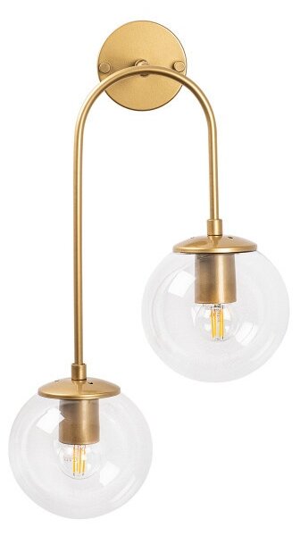 Φωτιστικό Τοίχου Jewel 10580, Γυαλιστερό Χρυσό