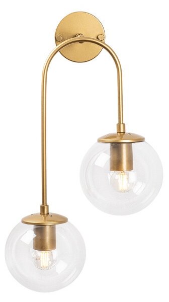 Φωτιστικό Τοίχου Jewel 10580, Γυαλιστερό Χρυσό