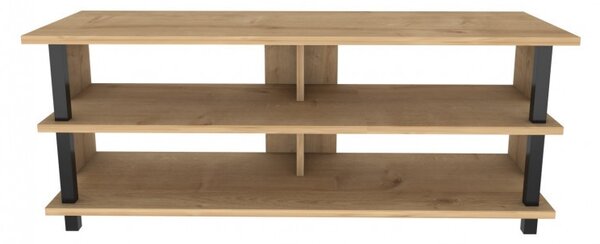 Έπιπλο TV Pueblo-Μαύρο, Oak