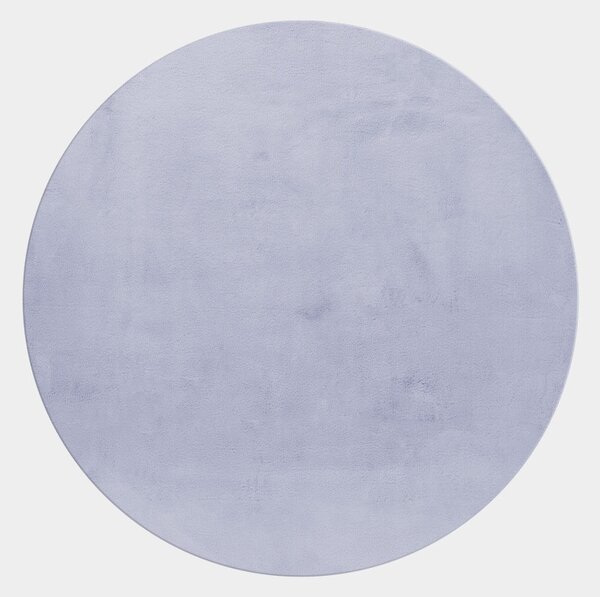 Χαλί Pouffy V1 Ασημί 160 x 160cm