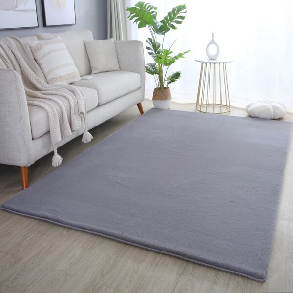 Χαλί Pouffy V1 Γκρι 80 x 250cm