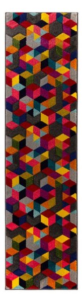 Χαλί Διαδρόμου Dynamic Πολύχρωμο 66X230 cm, Flair Rugs