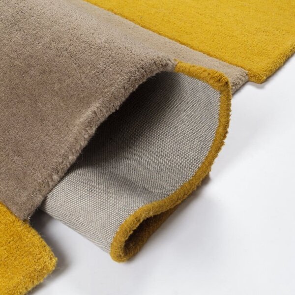 Χαλί Διαδρόμου Collage Κίτρινο Ochre/Natural 60X230 cm, Flair Rugs