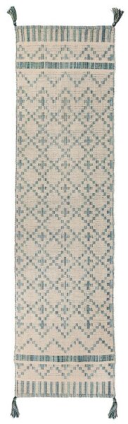 Χαλί Διαδρόμου Leela Runner Ivory/Teal 60X200 cm, Flair Rugs