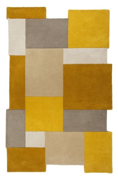 Χαλί Collage Κίτρινο Ochre/Natural 150X240 cm, Flair Rugs