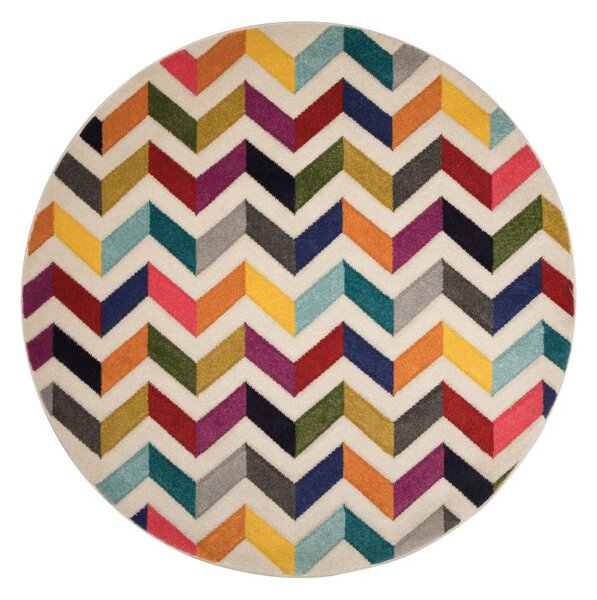 Χαλί Bolero Πολύχρωμο 160X160 cm, rotund, Flair Rugs