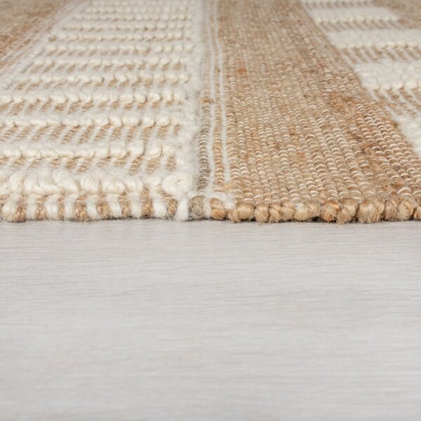 Χαλί Διαδρόμου Medina Jute Natural/Ivory 60X230 cm, Flair Rugs