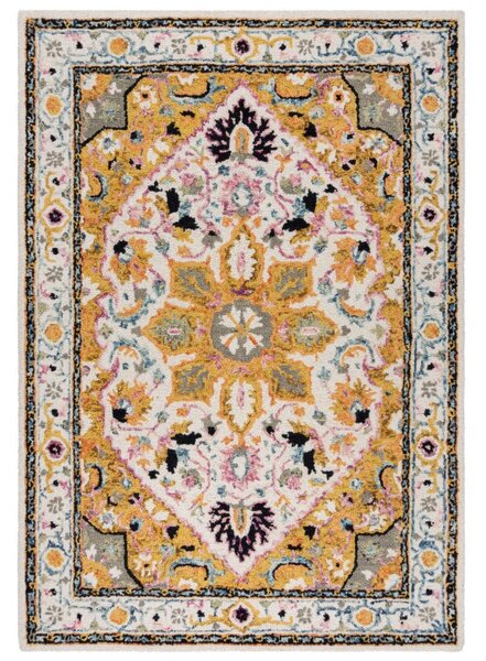Χαλί Dahlia Κίτρινο/Πολύχρωμο 160X230 cm, Flair Rugs