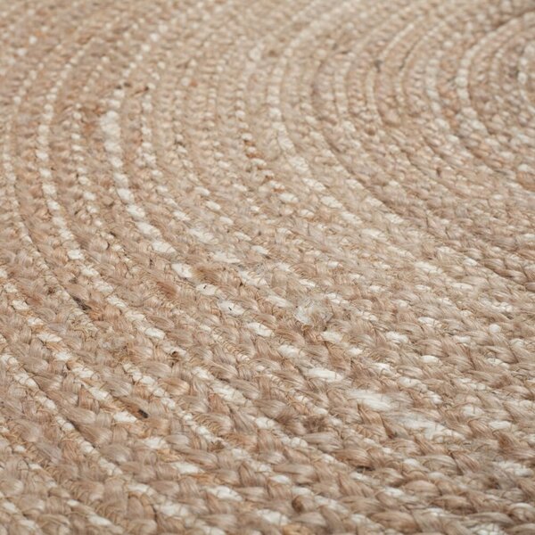 Χαλί Capri Jute Circle Natural 180X180 cm, rotund, Flair Rugs