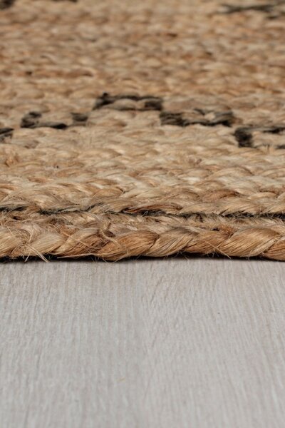 Χαλί Rowen Natural/Μαύρο 200X290 cm, Flair Rugs