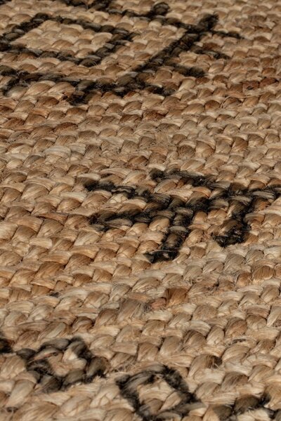 Χαλί Rowen Natural/Μαύρο 200X290 cm, Flair Rugs