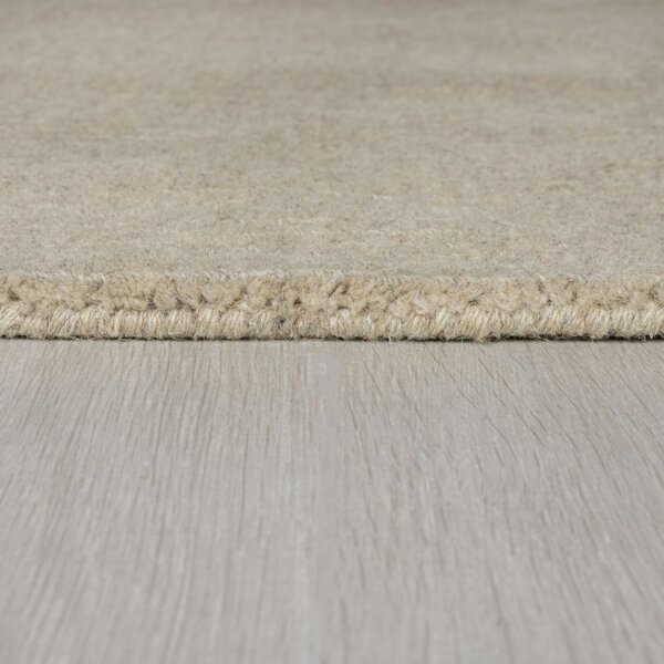 Χαλί Textured Wool Border Natural 120X170 cm, Flair Rugs