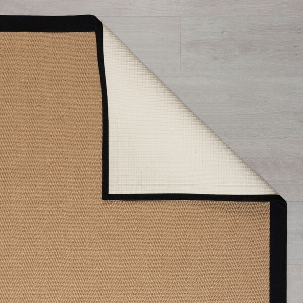 Χαλί Διαδρόμου Kira Jute Μαύρο 60X800 cm, Flair Rugs