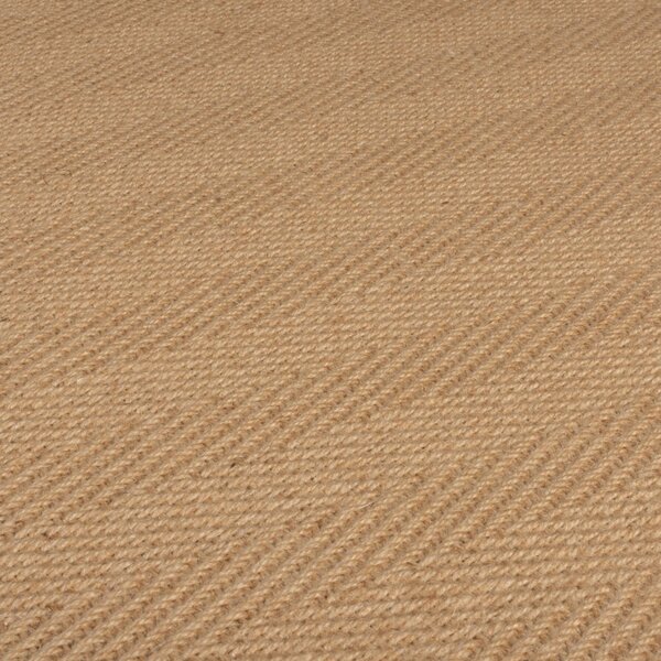 Χαλί Διαδρόμου Kira Jute Μαύρο 60X800 cm, Flair Rugs